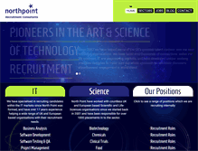 Tablet Screenshot of northpointrecruitment.com